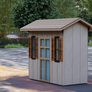 DIY Baupläne für 12'x6' Lagerschuppen - 32 Blatt, Werkzeug- & Materialliste, Schritt für Schritt Anleitung