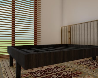 Modern Platform Bed Woodworking Plans - Affordable DIY with Directions