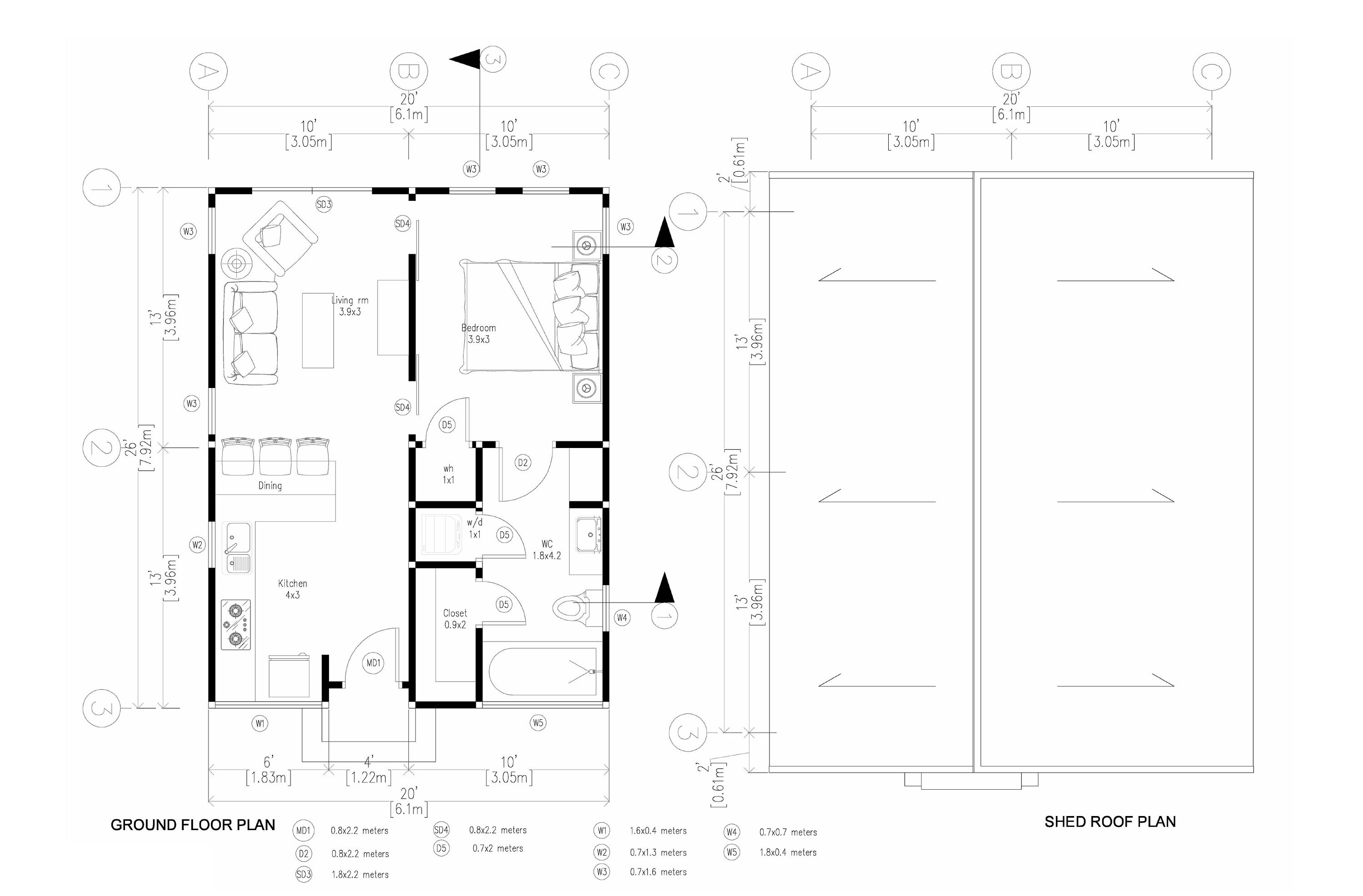 Tiny Home Plan Small House Building Plans Small Vacation House ...