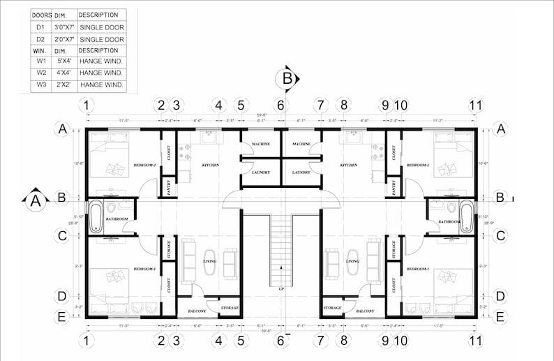 Puede incluir: Un plano de planta en blanco y negro de una casa de dos pisos con un total de 11 habitaciones. Las habitaciones est&aacute;n etiquetadas con sus nombres, como "Cocina", "Ba&ntilde;o" y "Dormitorio".