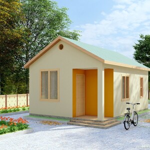 Building Plans for 17&#39;10&quot; x 26&#39;10&quot; Tiny Home - 479sqft Area Living Space