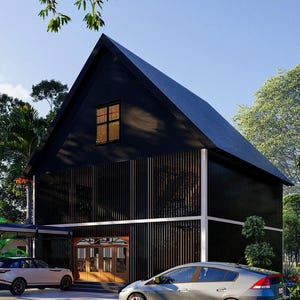 36'x36' Screened House Plans – Modern Design with Insect Screening, Ti 36'x36' Screened House Plans – Modern Design with Insect Screening, Ti