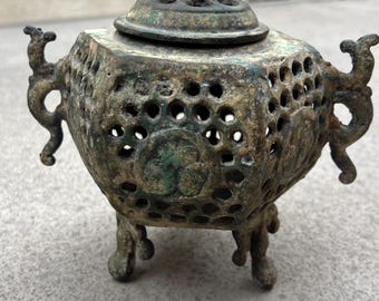 中国製の青銅製三脚香炉 - Etsy 日本