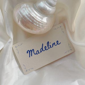 Hand Drawn Wedding Name Cards, Wedding Placecards, Place Card Canva Templates image 14
