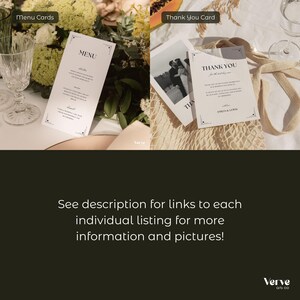 Elegant Wedding Signs Bundle: Minimalist Signage and Stationery Templates (Editable Canva Templates) (WT12) image 7