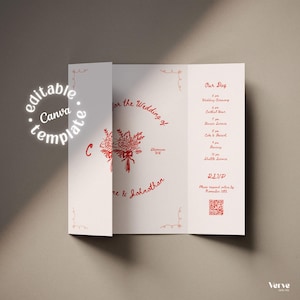hand drawn wedding invitation template