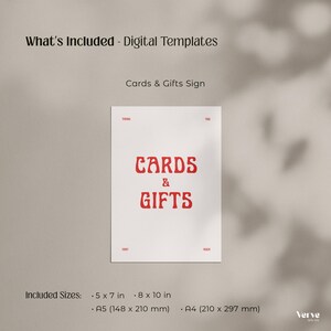 cards and gifts wedding signage