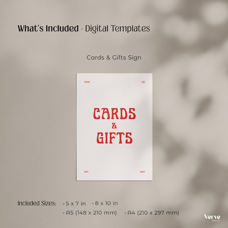 cards and gifts wedding signage