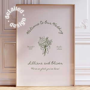 welcome to our wedding sign download