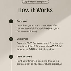 Whimsical Polaroid Guest Book Sign with Instax Instructions (Canva Template) (WT23) image 12