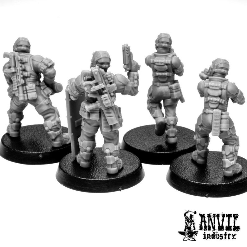 Republic Commando Team || 11 Miniatures || 3D Printed || 28mm Heroic ...