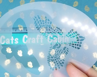 Barn Owl Stencil For Painting - Reusable Craft Stencil For Walls, Fabric, Furniture (5.75 X 6 Inches)