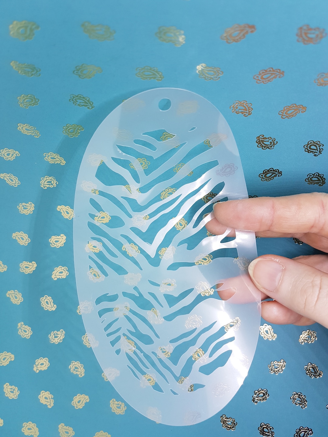 TIGER Stripe/ ZEBRA Stencil Zoo Project Jungle Wild Reusable Mylar ...