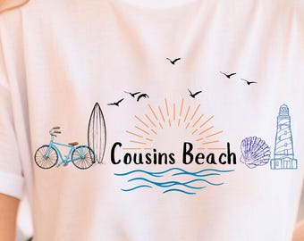The Summer I Turned Pretty, The Summer I Turned Pretty T-shirt, TSITP, TSITP Merch, Cousins Beach T-shirt, Beach T-shirt, Team Conrad