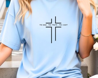Christian T-Shirt, Bible Verse Tee, Religion Merch, Jesus Sunday