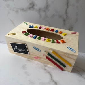 Boîte de mouchoir personnalisée