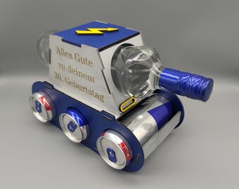 ¡El tanque de vodka! El regalo perfecto para hombres con grabado personalizado: regalo de cumpleaños personalizado para papá y abuelo, regalo de aniversario, regalo de cerveza.