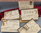 3mm 4mm Digitales Laserdatei Bundle - 6 verschiedene Toffifee Holzbox Designs, Geschenkbox, Geburtstag, Laser Cut Datei SVG DXF AI