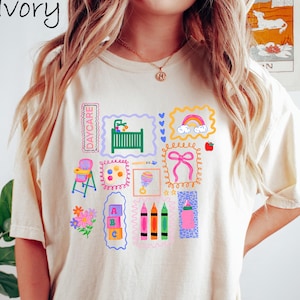 Comfort Colors® Hello Daycare Shirt, Kids First Day Of School Apparel, Back To School Toddler Outfit, Kids School Tee, Teacher Appreciation
