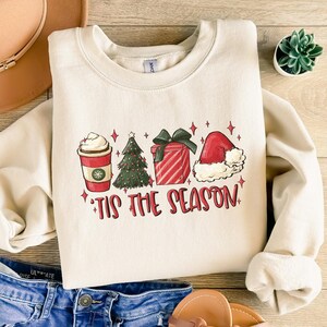 Tis The Season Sweatshirt, Christmas Tis The Season Sweatshirt, Merry Christmas Shirt, Christmas Sweatshirt, Cute Winter Hoodie