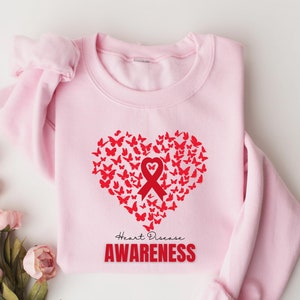 Chd Awareness Shirt, Heart Disease Month Awareness Tee, Anatomical Heart Sweatshirt for Warrior, Cardiology Tee, Heart Warrior, Chd Hoodie
