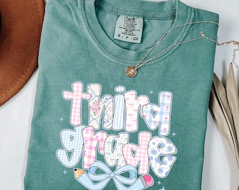 Comfort Colors® Third Grade Teacher T-Shirt, Third Grade Tee, Gift For Teacher, 3rd Grade Teacher, Teacher Appreciation Sweatshirt