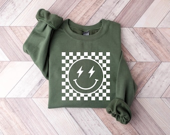Happy Face Tee, Smile Shirt, Happy T-Shirt, Retro Happy Face Shirt, Smile Face Shirt, Happy Face For Men And Women, Positive Vibes T-shirt