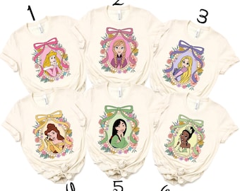 Disney Princess All Characters Shirt, Princess Love Shirt, Princess Bday Shirt, Princess Girl Shirt, Disney Girls Trip, Disney Princess Tee