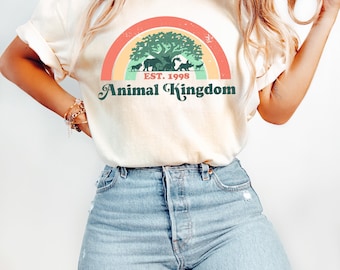 Retro Disney Animal Kingdom Sunset Shirt, Disney Safari T-Shirt, Vintage Safari Mode Sweater, Animal Kingdom Tee, WDW Animal Kingdom Tee
