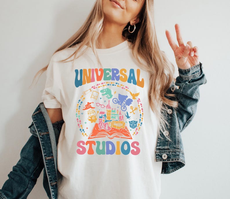 Vintage Retro Universal Studios Shirt, Universal Studios Shirt, Universal Family Trip Shirt, Universal Shirt, Universal Florida Shirt image 3