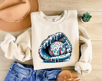 Baseball Sweatshirt, Play Ball Sweatshirt, Baseball Mama Sweater, Baseball Fan Shirt, Game Day Shirt, Baseball Game Shirt, Baseball Crewneck
