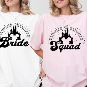 Disney Bride Shirt, Disney Bachelorette Tee, Bachelorette party Shirt, Team Bride Shirt, Disney Bride Squad Shirt, Disney Bridal Party Shirt