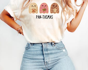 Funny Pantasmas Ghost Pan Dulce Shirt, Cute Ghost Conchas Tees, Latina Shirt, Mexican Halloween Shirt,Halloween Party Sweatshirt,Ghost Shirt