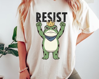 Portland Frog Protest Shirt, Anti Fascism Shirt, Anti ICE Shirt, Activist Shirt, Resistance Shirt, Activist T-shirt, Political Shirt