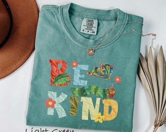 Comfort Colors® Be Kind Teacher Shirt, Butterfly Tee, Back To School, Teacher Appreciation Gift, Fall Sweatshirt, Cute Classroom Shirt