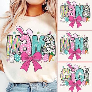 Easter Mama Shirt, Easter Mimi Shirt, Easter Granny Sweater, Easter Mom Sweatshirt,Easter Gift For Mom, Mama Bunny Shirt, Easter Mama Outfit