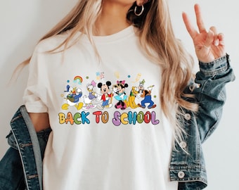 Disney Back To School Shirt, Mickey & Friends School Shirt, Disney Teacher Shirt, First Day of School Shirt, Elementary Teacher Shirt