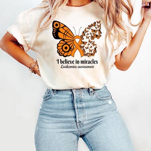 Leukemia Cancer Shirt, Leukemia Cancer Awareness, Leukemia Cancer Shirt, Cancer Support Shirt, Orange Ribbon Shirt, Leukemia Cancer Support