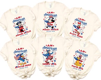 Disney 4th Of July Shirt, Disney Characters 4th of July, Mickey 4th Of July T-shirt, Mickey and Friends 4th July Tee, Disney USA Shirt