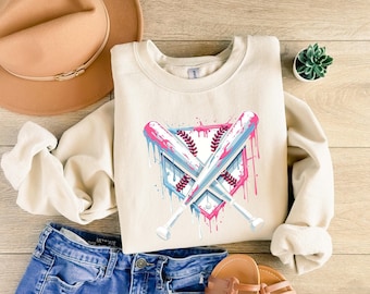 Softball Shirt, Baseball Shirt, Baseball Game Day Shirt for Women, Baseball Game Day T-Shirt, Baseball Mom Shirt, Game Day Baseball