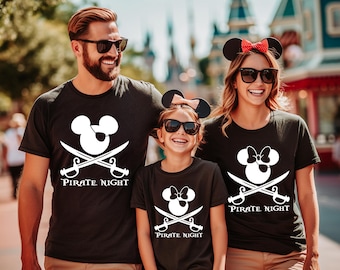 Disney Pirates of Caribbean Shirt, Custom Disney Pirates Family Shirts, Pirate Tee, Pirate's Life, Disney Cruise Shirt, Mickey and Friends