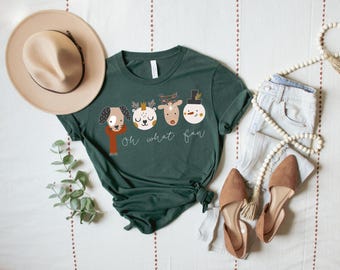 Oh What Fun Shirt, Christmas Santa Shirt, Funny Christmas Shirt, Christmas Vibes, Santa Claus, Merry Christmas TShirt, Happy Family Xmas Tee