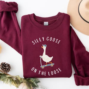 Silly Goose Shirt, Silly Goose On The Loose, Funny Western Tee, Funny Graphic Tee, Funny Silly Shirt, Funny Goose Shirt, Goose Lover Shirt image 3