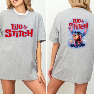 Camiseta a juego de Lilo y Stitch, camiseta de Stitch de Disney, camiseta de Stitch para bebé, camiseta divertida de Stitch, camiseta familiar de Stitch de Disney, camiseta de Lilo y Stitch imagen 3