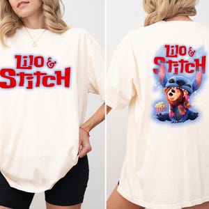 Camiseta a juego de Lilo y Stitch, camiseta de Stitch de Disney, camiseta de Stitch para bebé, camiseta divertida de Stitch, camiseta familiar de Stitch de Disney, camiseta de Lilo y Stitch imagen 1
