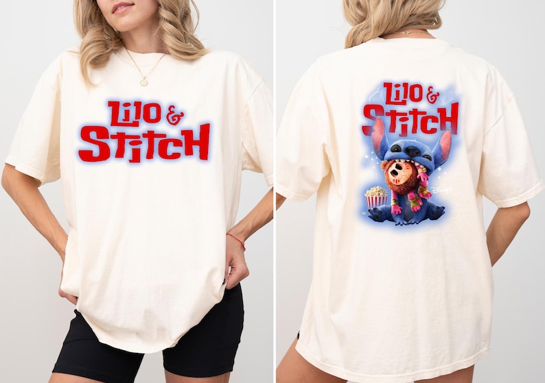 Camiseta a juego de Lilo y Stitch, camiseta de Stitch de Disney, camiseta de Stitch para bebé, camiseta divertida de Stitch, camiseta familiar de Stitch de Disney, camiseta de Lilo y Stitch imagen 1