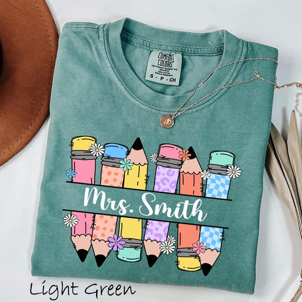 Comfort Colors® Teacher Shirt, Custom Teacher Shirt, Teacher Gifts, Teacher Appreciation, Back to School, Last Day of School, Gift for her
