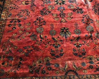 1920s Antique Persian Sarouk Rug 6 2 7 8 Chairish