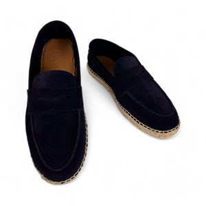 Alpargatas azul marino hombre