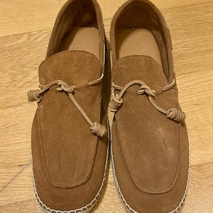 Náuticos de Ante marrón Hombre Hechos a Mano en España – Zapatos Náuticos Verano – Suela de Yute y Plantilla de Piel – Estilo Casual Chic